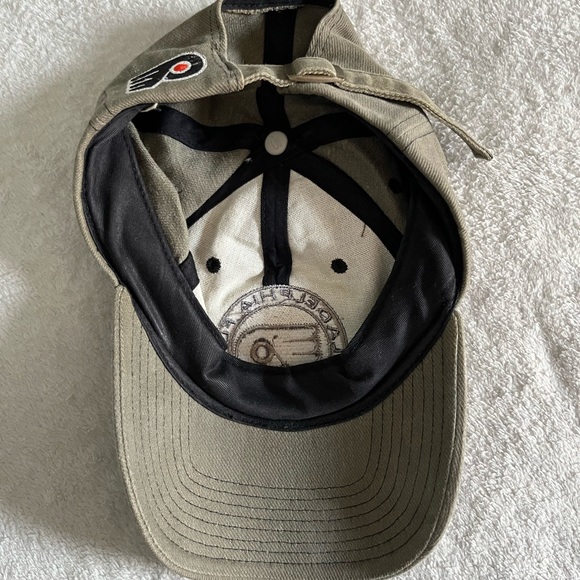 Vintage Green NHL Philadelphia Flyers Baseball Cap Hat - Picture 3 of 4